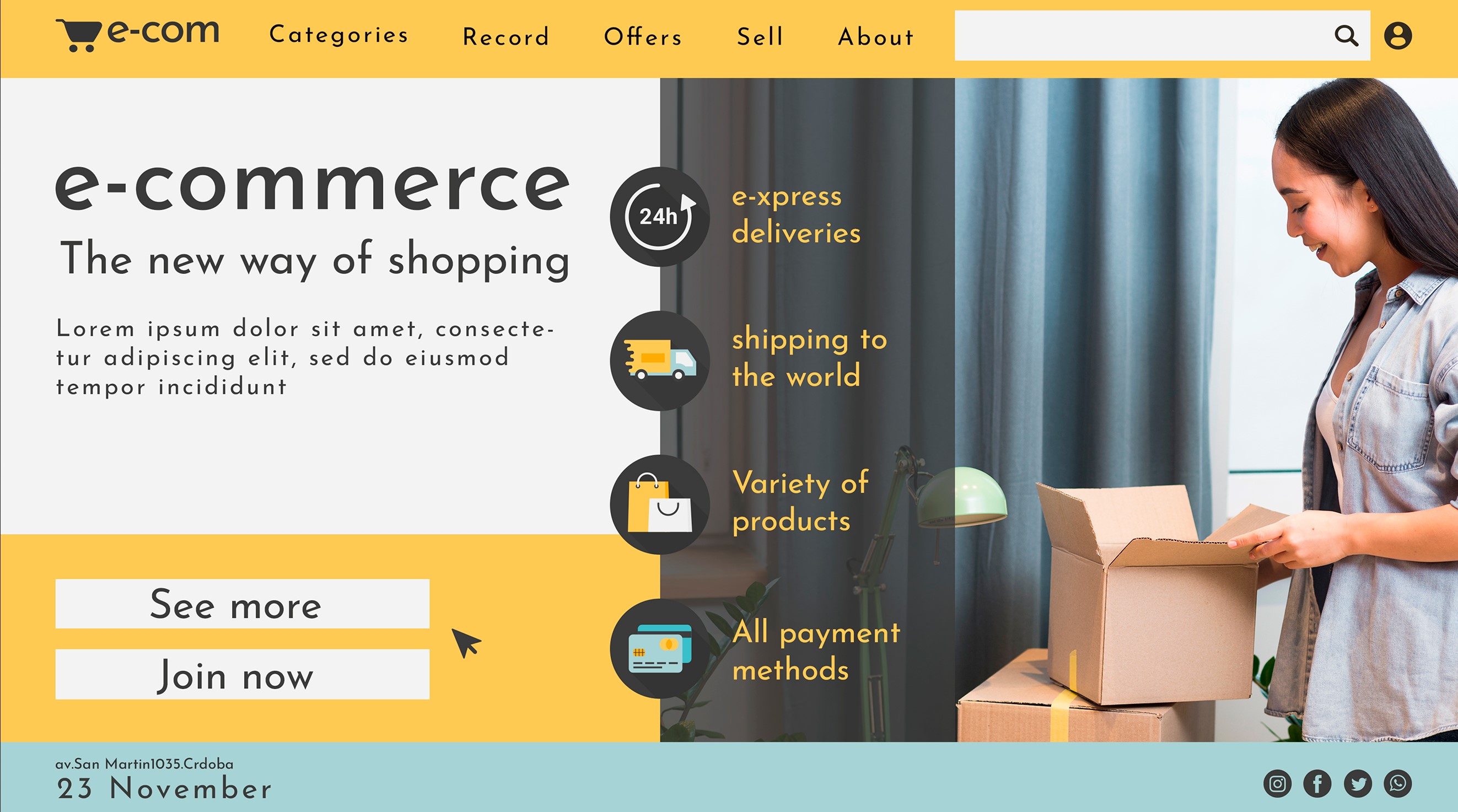 E-commerce websites